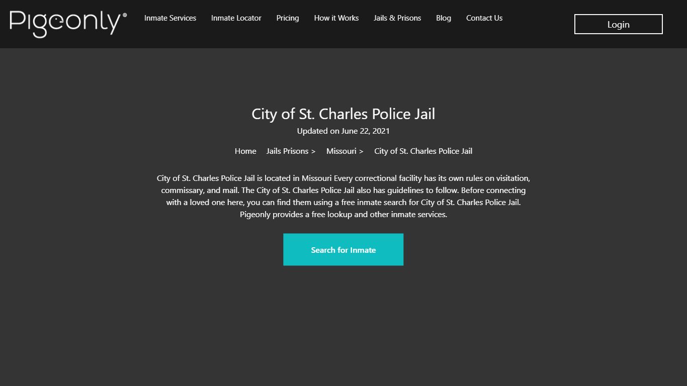 City of St. Charles Police Jail Inmate Search | Missouri